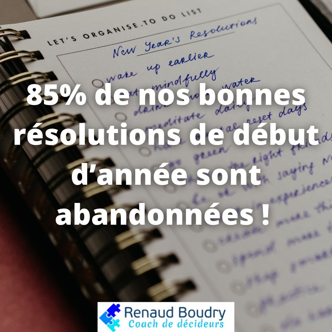 Lire la suite à propos de l’article 85% de nos bonnes résolutions de début d’année sont abandonnées !